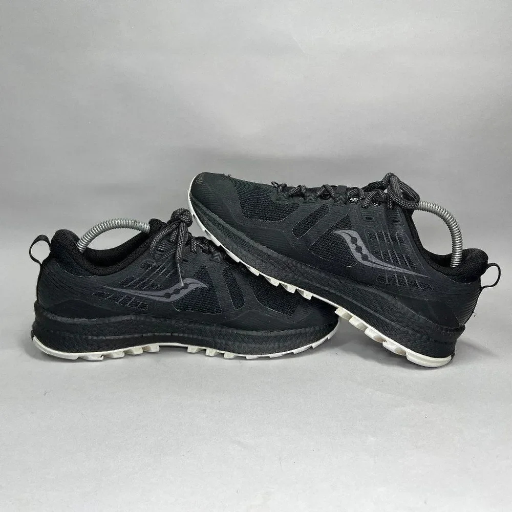 Saucony Xodus 10 Shoes Men's Size 9 Black Mesh Lug‎ Trail Running Sneakers